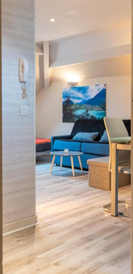 Au Bord Du Lac D'Annecy, Logement Type Loft, Dans Residence Avec Plage Et Ponton Privee Duingt Exterior foto